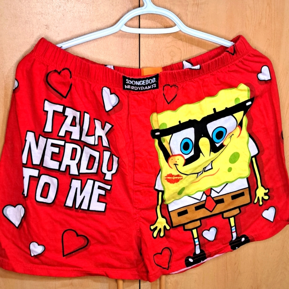⚡️2 / $10⚡️Spongebob Squarepants Men's Boxer Shorts Waist Size 36-38